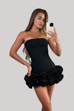 REMY DO Flower bandage MINI DRESS